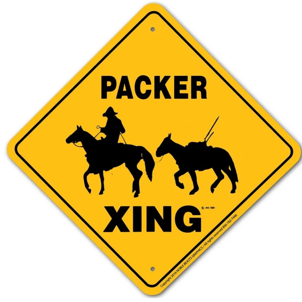 Noble Beasts - Packer X-ing Sign