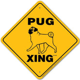 Noble Beasts - Pug X-ing Sign