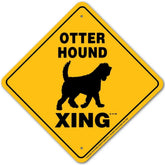 Noble Beasts - Otter Hound X-ing Sign