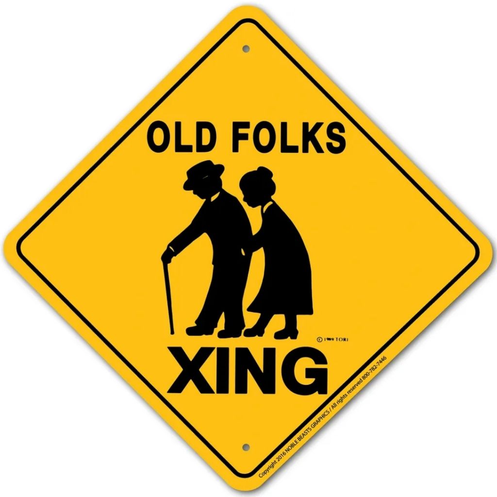 Noble Beasts - Old Folks X-ing Sign