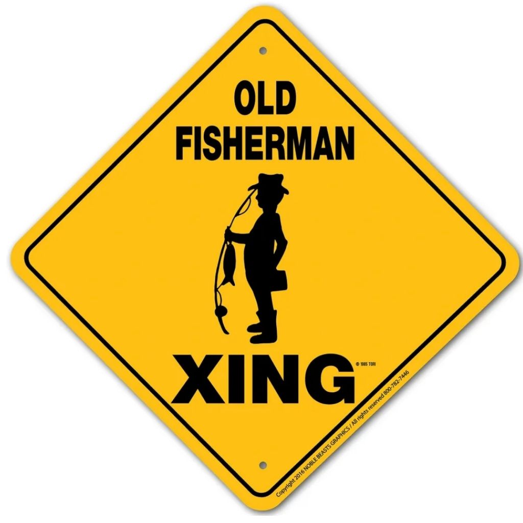 Noble Beasts - Old Fisherman X-ing Sign
