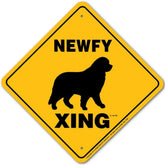 Noble Beasts - Newfy X-ing Sign