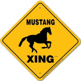 Noble Beasts - Mustang X-ing Sign