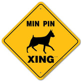 Noble Beasts - Min Pin X-ing Sign