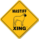 Noble Beasts - Mastiff X-ing Sign