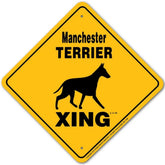 Noble Beasts - Manchester Terrier X-ing Sign
