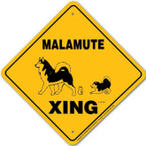 Noble Beasts - Malamute X-ing Sign