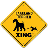Noble Beasts - Lakeland Terrier X-ing Sign