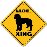 Noble Beasts - Labradoodle X-ing Sign