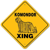 Noble Beasts - Komondor X-ing Sign