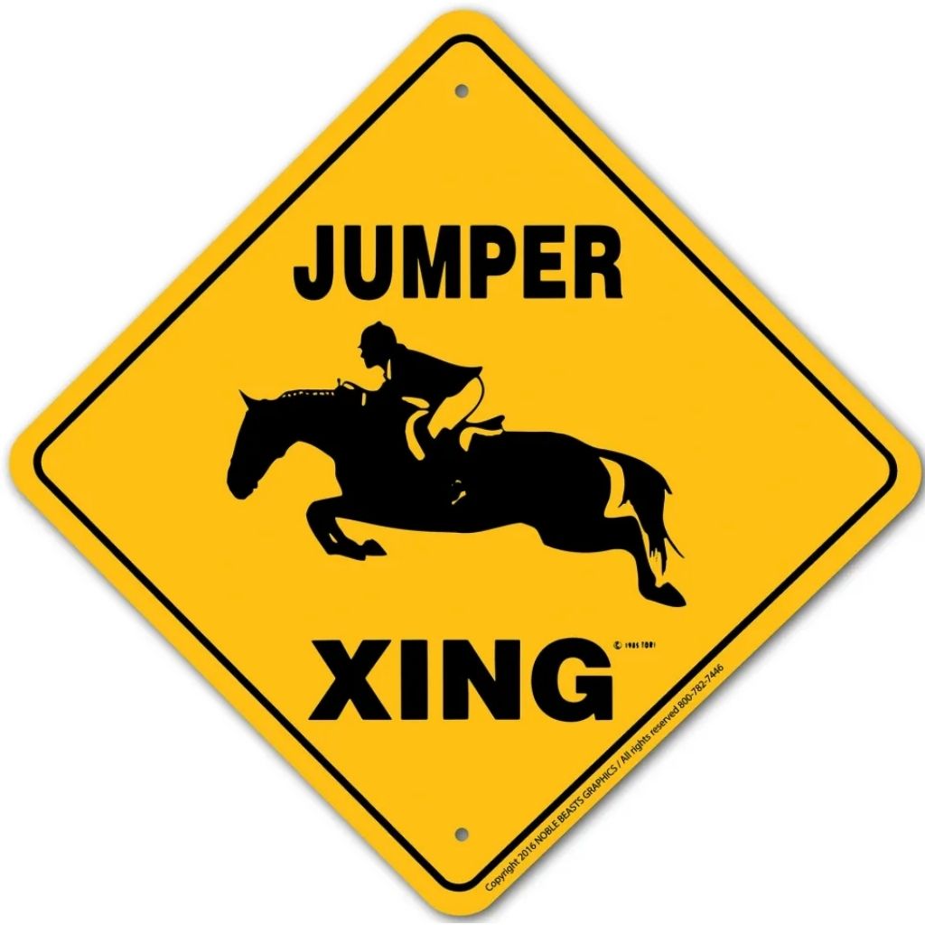 Noble Beasts - Jumper X-ing Sign