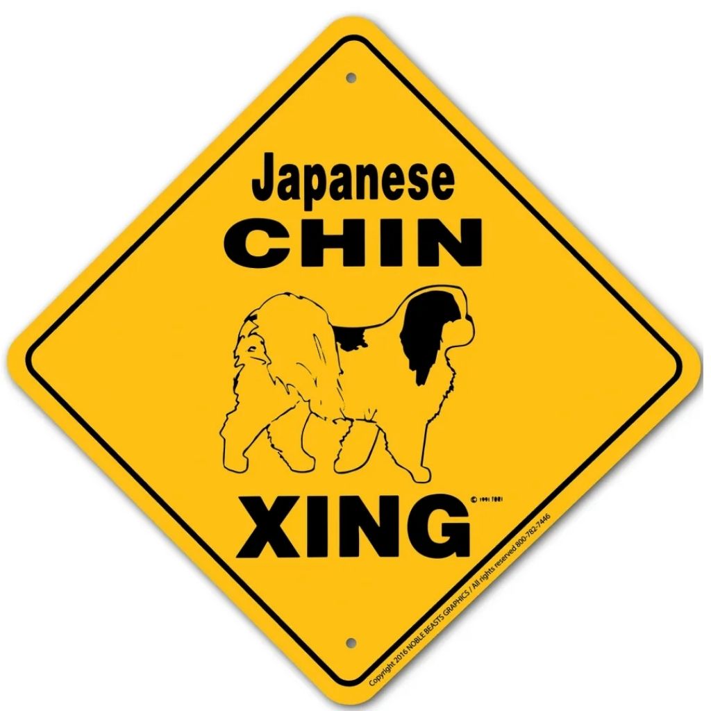 Noble Beasts - Japanese Chin X-ing Sign