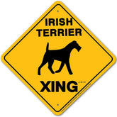 Noble Beasts - Irish Terrier X-ing Sign