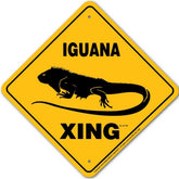 Noble Beasts - Iguana X-ing Sign