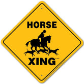Noble Beasts - Horse (Hunt) X-ing Sign