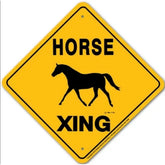 Noble Beasts - Horse X-ing Sign