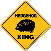 Noble Beasts - Hedgehog X-ing Sign