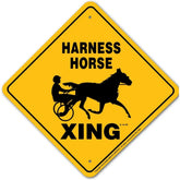 Noble Beasts - Harness Horse X-ing Sign