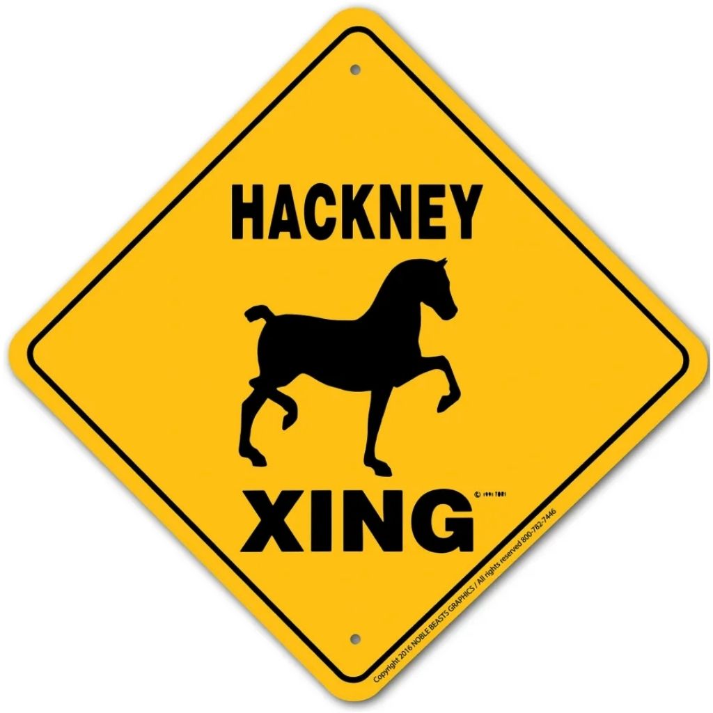 Noble Beasts - Hackney X-ing Sign