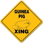 Noble Beasts - Guinea Pig X-ing Sign