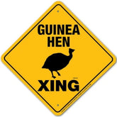 Noble Beasts - Guinea Hen X-ing Sign