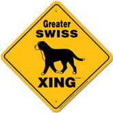 Noble Beasts - Greater Swiss X-ing Sign
