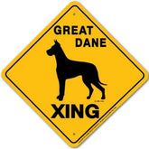 Noble Beasts - Great Dane X-ing Sign