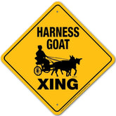 Noble Beasts - Harness Goat X-ing Sign