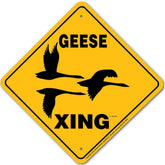 Noble Beasts - Geese X-ing Sign