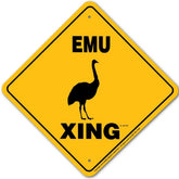 Noble Beasts - Emu X-ing Sign