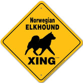 Noble Beasts - Elkhound X-ing Sign