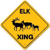 Noble Beasts - Elk X-ing Sign