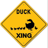 Noble Beasts - Duck X-ing Sign