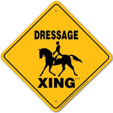 Noble Beasts - Dressage X-ing Sign