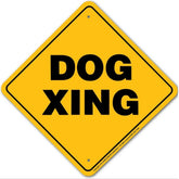 Noble Beasts - Dog X-ing Sign