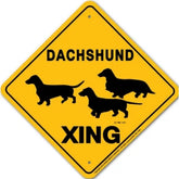 Noble Beasts - Dachshund X-ing Sign