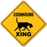 Noble Beasts - Coonhound X-ing Sign