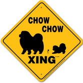 Noble Beasts - Chow Chow X-ing Sign