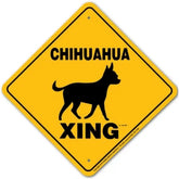 Noble Beasts - Chihuahua X-ing Sign