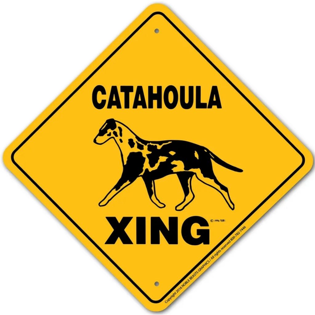 Noble Beasts - Catahoula X-ing Sign