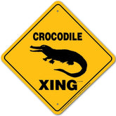 Noble Beasts - Crocodile X-ing Sign