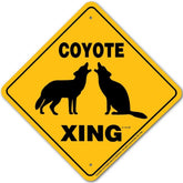 Noble Beasts - Coyote X-ing Sign
