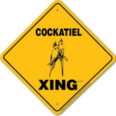 Noble Beasts - Cockatiel X-ing Sign