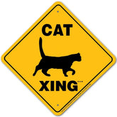 Noble Beasts - Generic Cat X-ing Sign