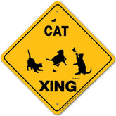 Noble Beasts - Cat X-ing Sign