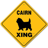 Noble Beasts - Cairn Terrier X-ing Sign
