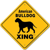 Noble Beasts - Bulldog American X-ing Sign