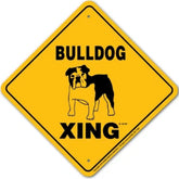 Noble Beasts - Bulldog X-ing Sign
