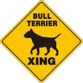 Noble Beasts - Bull Terrier X-ing Sign