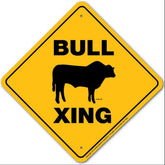 Noble Beasts - Bull X-ing Sign